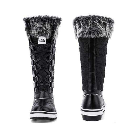 Womens Cold Weather Winter Boots, Waterproof Snow Boots - Picture 3 of 6